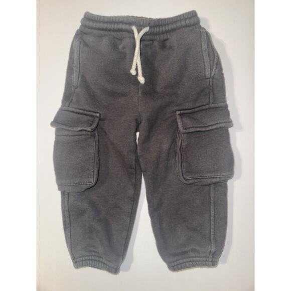 Shop Sova Toddler Cargo Joggers 2T Neutral Fleece Pants Lot Brown Black - Picture 6 of 9
